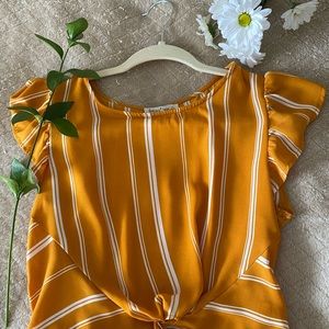 Pretty Yellow Top (Small-Medium)